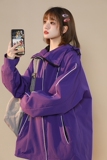 男装夹克2024春新品户外运动连帽百搭冲锋衣潮牌226-3-JK689-P85，男装夹克，星座226-3