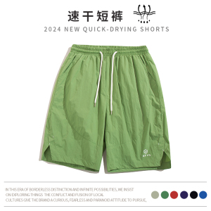 多巴胺短裤男女夏季韩版速干大码宽松百搭五分裤226-3-k9699-P27图片