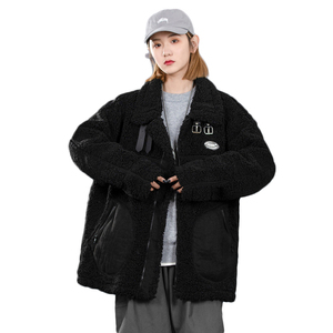 2020冬中性休闲情侣皮毛一体加厚外套棉衣棉服226-3-p125-6631图片