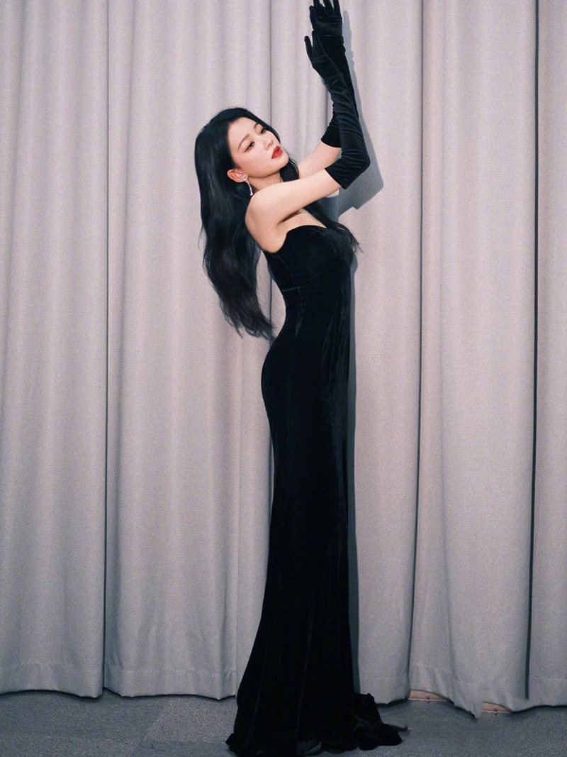 여성용 웨딩 드레스 장갑 프렌치 햅번 스타일 블랙 롱 레트로 디너 파티 공연 신부 생일 사진 리셉션