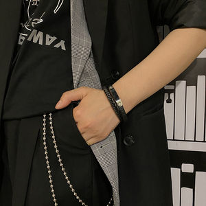 A353-X020-P10特 日系男女手环百搭情侣手链学生饰品个性服装配饰图片