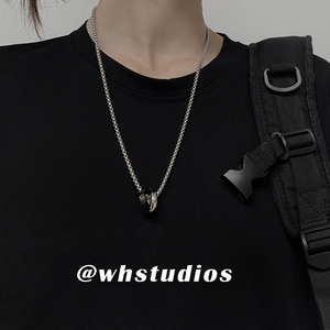 A353-X050-P25  夏季百搭男女项链情侣潮流吊坠学生时尚服装配件1图片