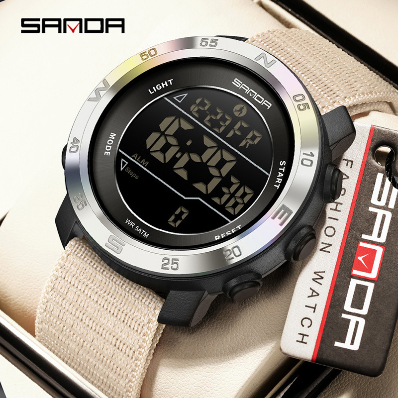 三达大表盘电子表单显运动登山卡