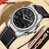 多功能男士 三达直销电子表爆款 时尚 电子手表防水闹钟腕表