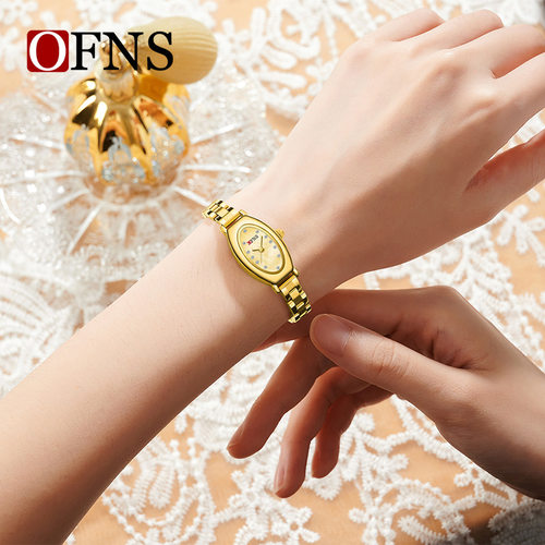 欧范尼跨境女士手表镶钻皮带30M