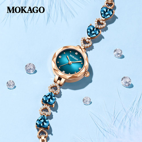 MOKAGO陌佧高海洋之心轻奢镶钻防