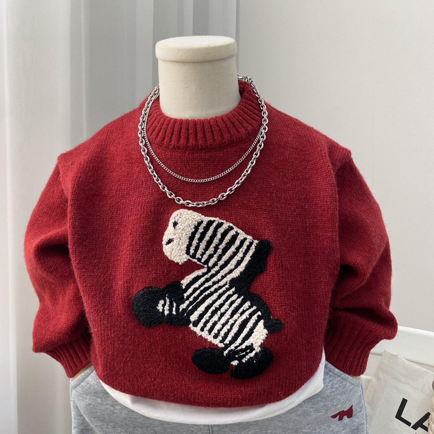 男童毛衣秋冬款2026新款红色儿童针织打底衫宝宝上衣中童小童男孩,童装/婴儿装/亲子装,毛衣/针织衫,淘宝优惠券,粉丝福利购,淘宝优惠卷