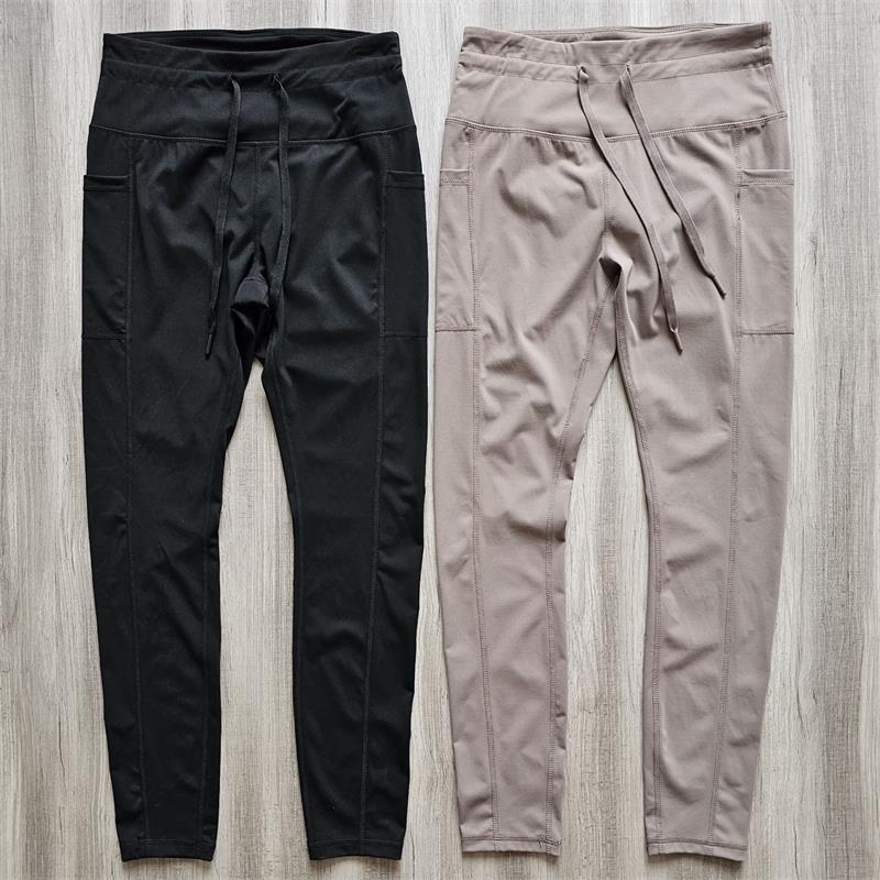 外贸运动女子弹力速干器械健身瑜伽八分裤吸湿排汗跑步九分长裤