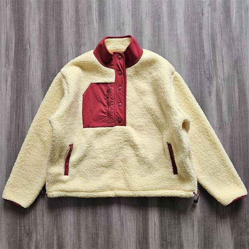 外贸原单冬季时尚新款女士摇粒绒半拉链立领保暖宽松夹克上衣外套,户外/登山/野营/旅行用品,抓绒衣,淘宝优惠券,粉丝福利购,淘宝优惠卷