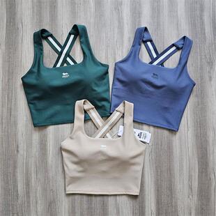 外贸速干弹力女款 健身文胸仿震瑜伽美背上衣专业训练背心运动跑步