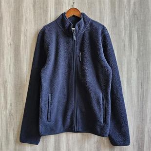 外贸原单男女拉链抓绒上衣休闲时尚 夹克户外运动羊羔绒泰迪绒外套