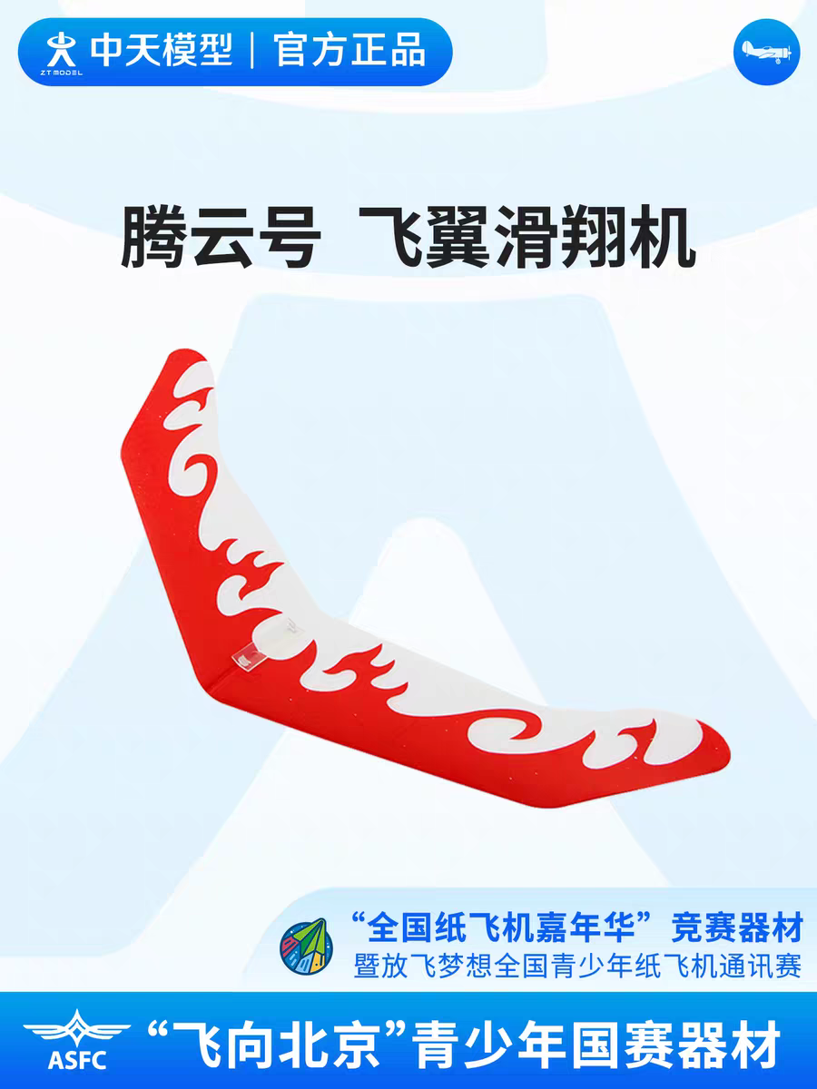 腾云号飞翼滑翔机冲浪纸飞机 泡沫飞机手抛儿童户外玩具图片