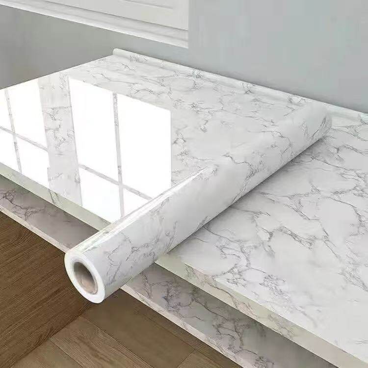 加厚自粘大理石防油防水橱柜贴