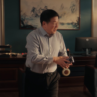 四喜冯志谭希和同款春秋纯棉条纹长袖衬衫抗皱牛津纺日系衬衣男