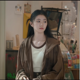 陷入我们的热恋徐栀刘浩存同款秋冬加绒350g拉链卫衣裤套装情侣