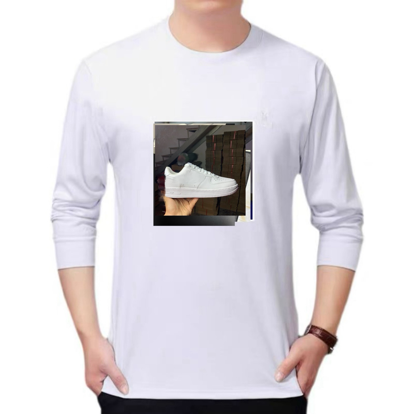 thumbnail for T-Shirt Original Stylish Spraying T-Shirt Independent Intellectual Property Rights
