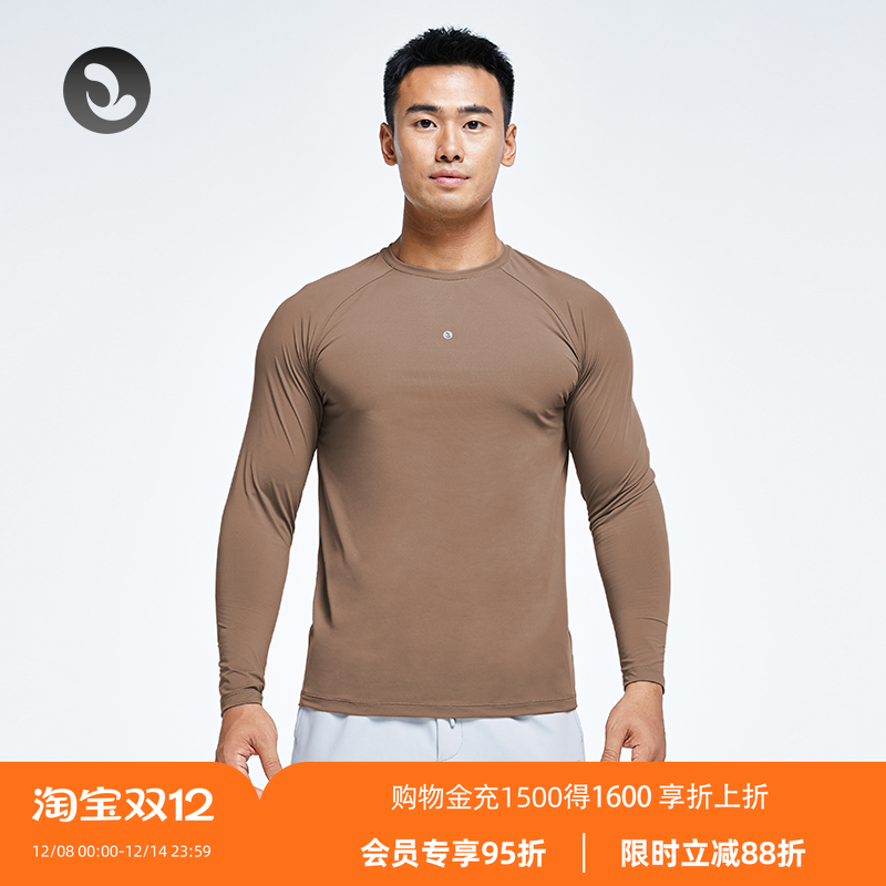 秋冬长袖男运动上衣保暖