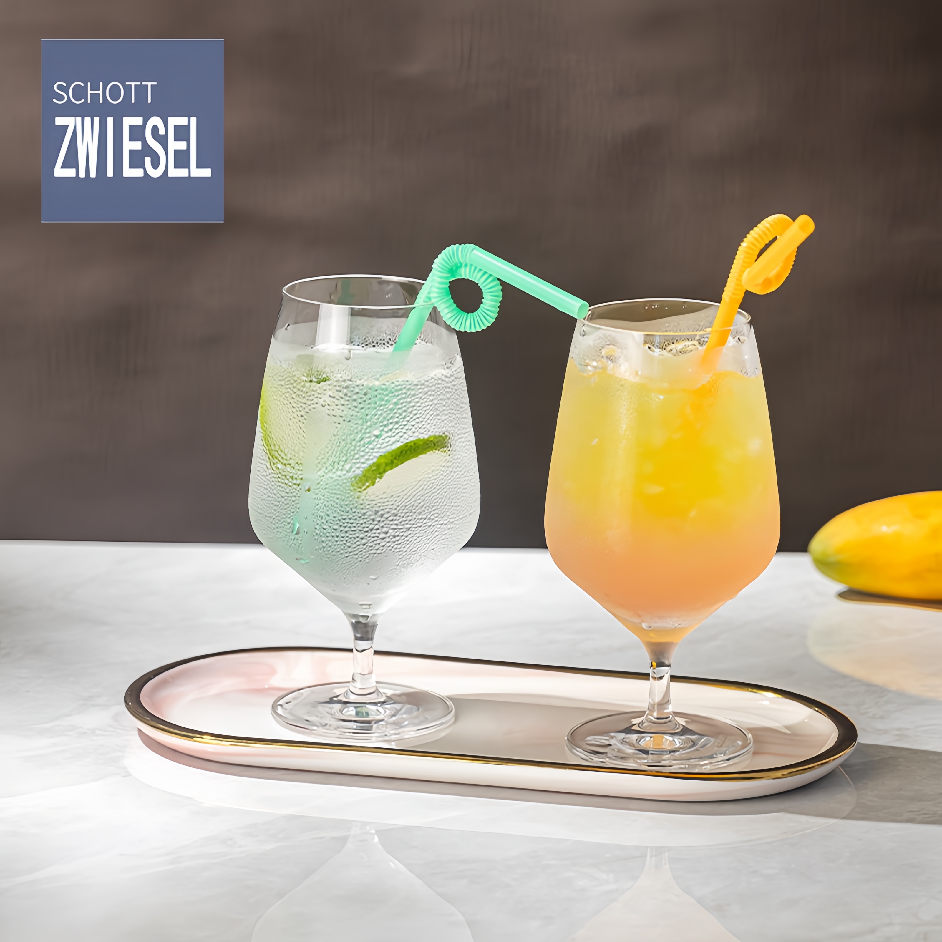德国进口肖特SCHOTT ZWIESEL水晶玻璃高脚果汁杯多功能水杯饮料杯