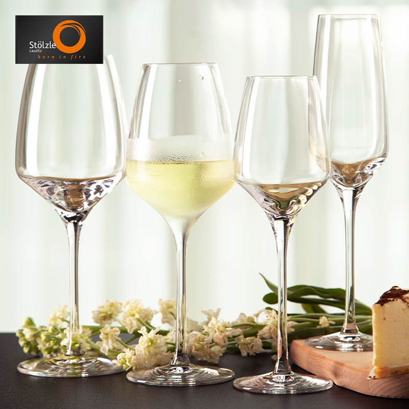 德国进口Stolzle索雅特水晶玻璃白葡萄酒杯红酒高脚香槟杯甜酒杯