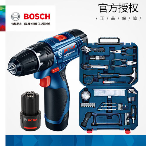 博世电钻GSB120-LI多功能 家用手枪钻博世冲击钻螺丝刀