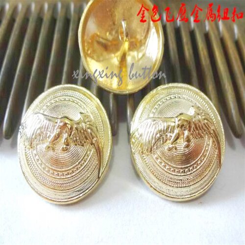 新款飞鹰金色金属纽扣热卖外套风衣大衣毛衣金色金属纽扣18mm21 - 封面