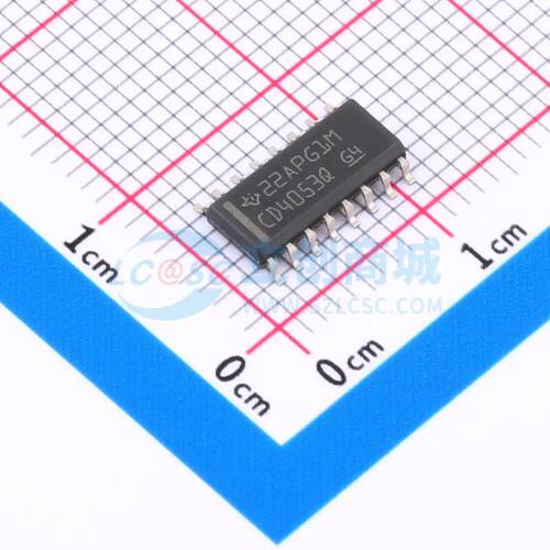 CD4053BQM96Q1 SOIC-16 模拟开关/多路复用器 TI(德州仪器)原装正