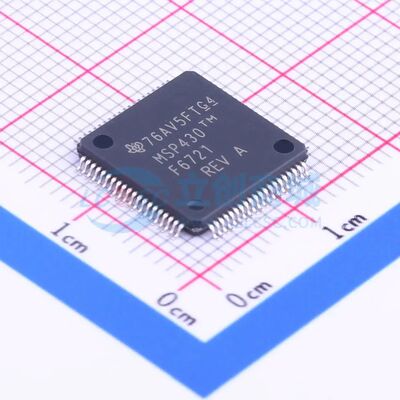 MSP430F6721IPN LQFP-80(12x12) 单片机(MCU/MPU/SOC) TI(德州仪