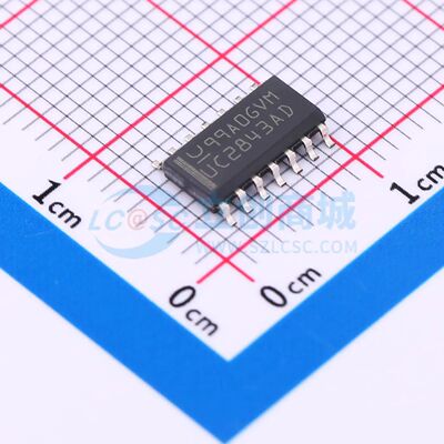 UC2843AD SOIC-14 AC-DC控制器和稳压器 TI全新正品原装 电子元件