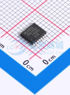 74HC4852PW,118 TSSOP-16 模拟开关/多路复用器 全新原装正品 电