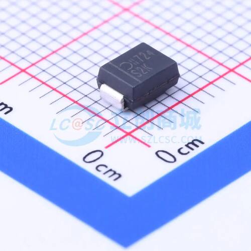 S2K-13-F SMB(DO-214AA) 通用二极管 DIODES(美台)原装正品 电子