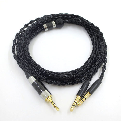 单晶铜线天龙D7200 D600耳机升级线拜雅T1 T5 MDR-Z7音频线平衡线