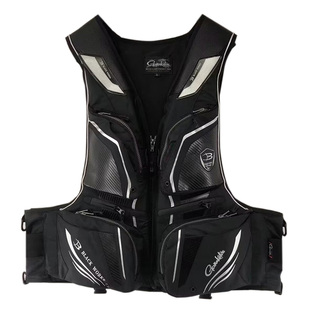 新款Gamakatsu伽马卡兹钓鱼服救生衣背心式马甲多口袋大浮力海钓