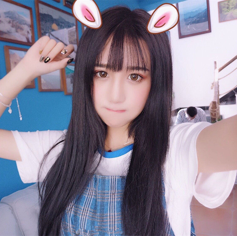 Perruque Long cheveux raides - Ref 2609889 Image 4