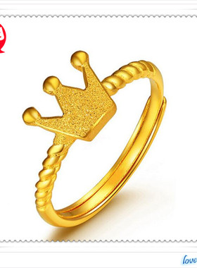 越南沙金时尚款风开口戒指