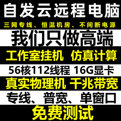自发云真物理机，真算力多开猛兽