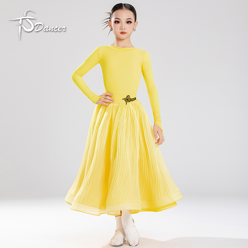 摩登舞国际定做女童拉丁舞比赛标准舞服新款少儿高级感套装赛裙子