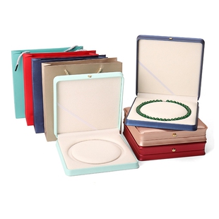 皇冠圆心珍珠项链盒首饰盒饰品包装礼物盒珠宝饰品包装盒首饰收纳