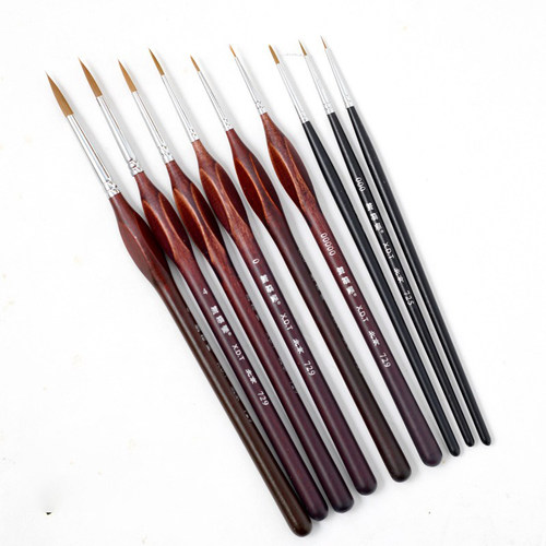 榭得堂  725勾线笔729描线画线笔 00000号人偶脸部上色画笔谢德堂