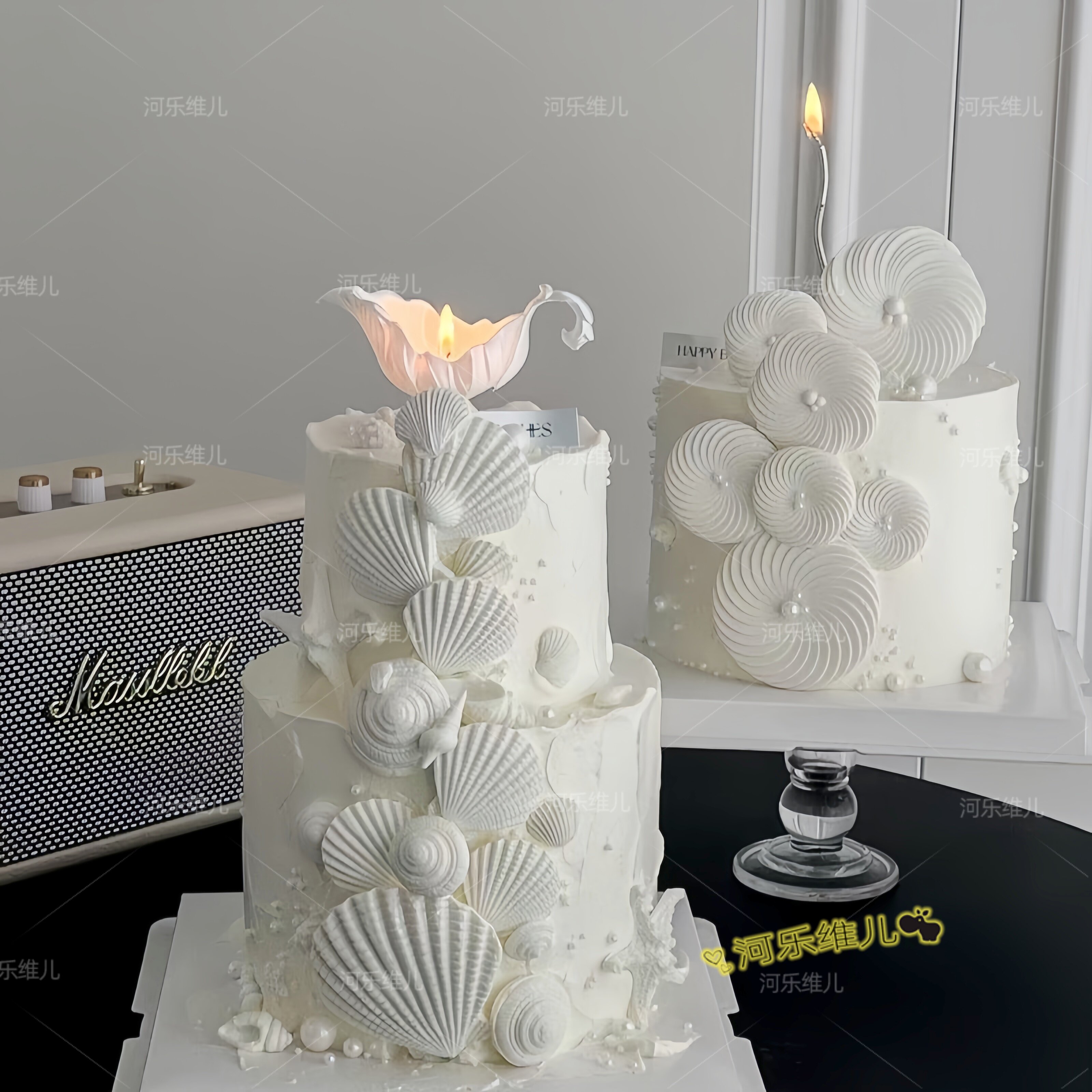 立体几何翻糖巧克力模具许愿池蜡烛立体造型烘焙模具