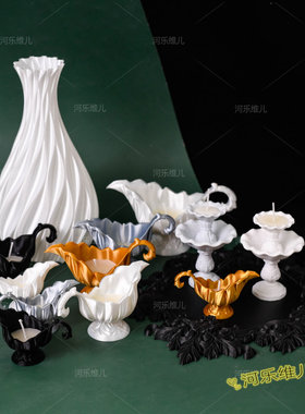 马卡龙色生日快乐字母蜡烛蛋糕