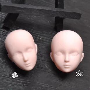 硅胶脸模具 翻糖软陶粘土均可用古典脸模 翻糖娃娃脸模具