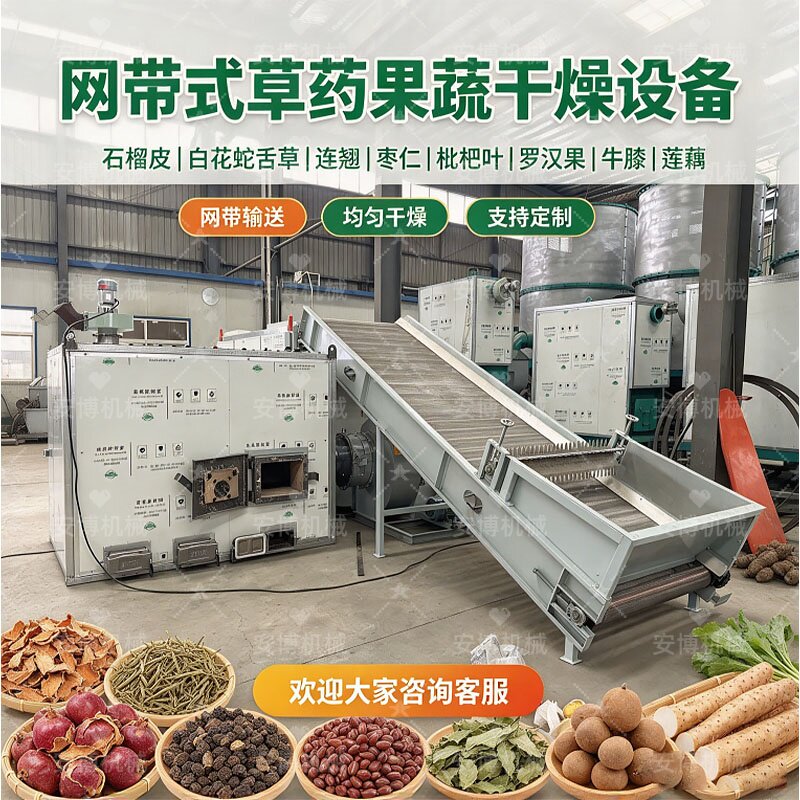 石榴皮白花蛇舌草烘干机连翘枣仁枇杷叶干燥机罗汉果牛膝莲藕烘干