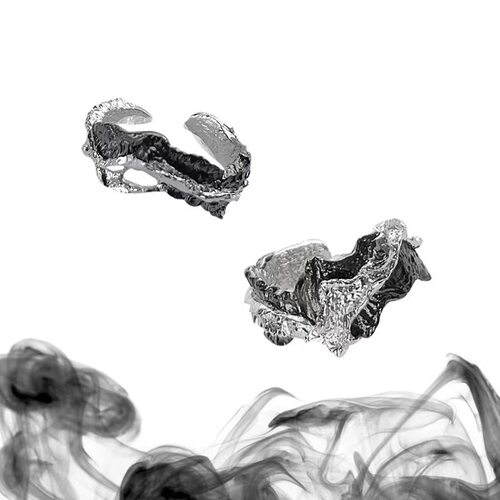 新款灰烬系列高级感戒指