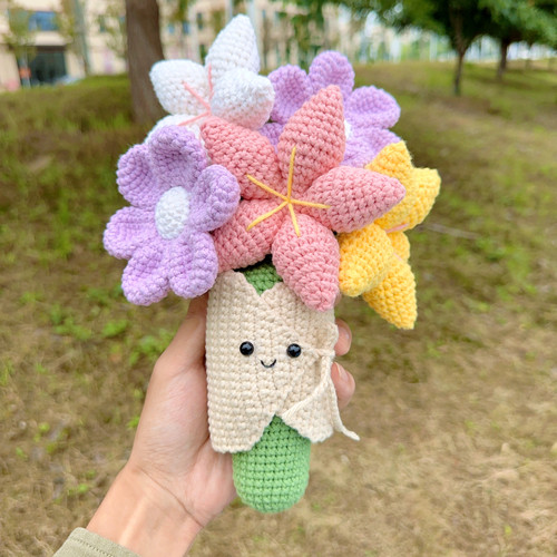 手工DIY手捧花玫瑰花情人节礼物