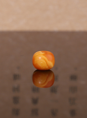 俄料老蜜蜡老型珠散珠8.2*6.6mm 琥珀蜜蜡手串diy配饰单珠 MSLL20