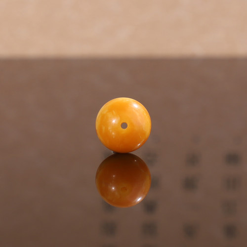 天然蜜蜡俄料妖花老蜜蜡9.2mm LLY191散珠单珠diy配件 一物一拍