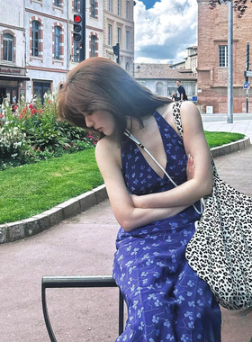 韩国豹纹帆布袋白百何宋慧乔同款野餐露营包包赵露思同款