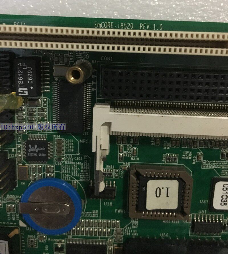 통합 CPU 및 무료 메모리가 포함된 기존 ARBOR EMCORE-I8520 REV.1.0 산업용 제어 마더보드 재고 있음