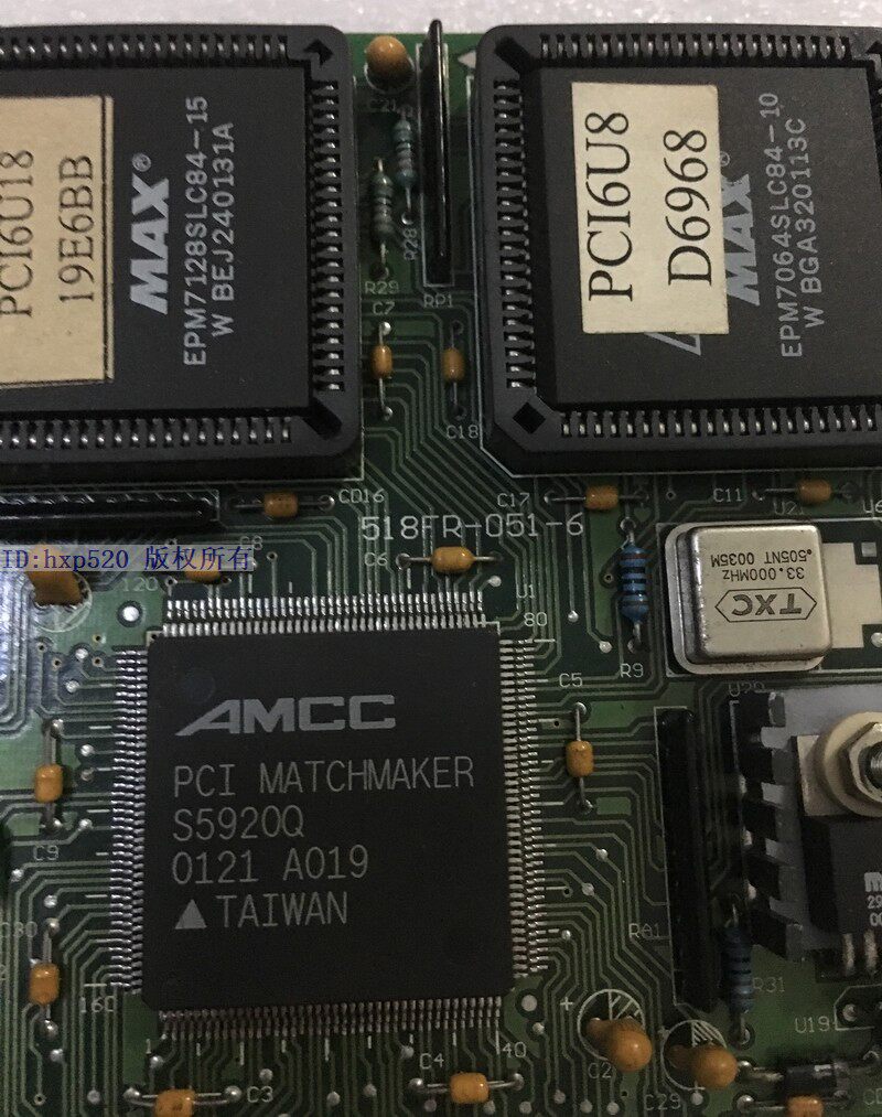 DELU 518FR-051-6 ICT 테스터 TR-518FR PCI 카드 실제 사진 재고 있음