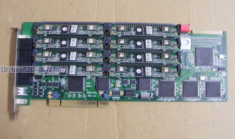 동진 DONJIN-DN161A DN161A-PCI 음성 카드에는 8개의 모듈이 재고로 포함되어 있습니다